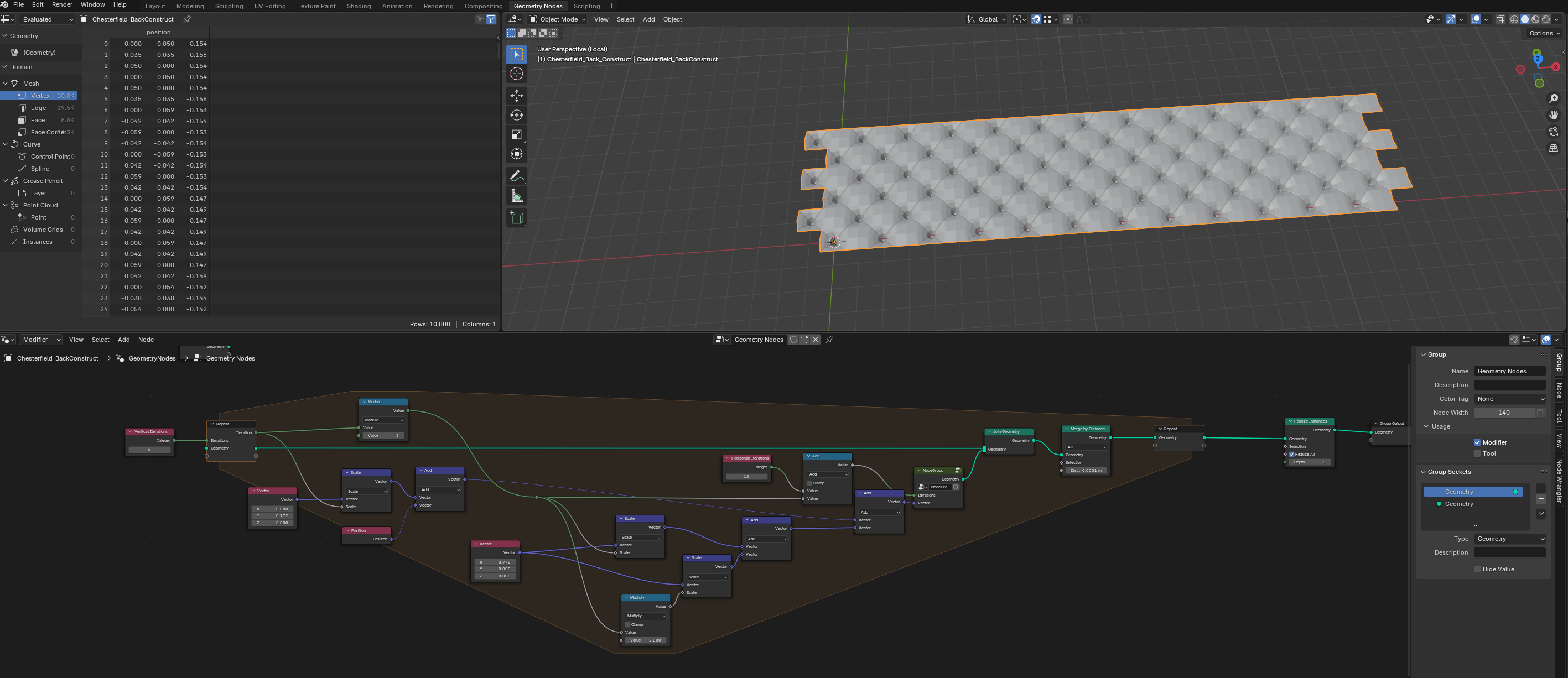Arranging in an off-set tiling with geometry nodes. Geonodes Tiling